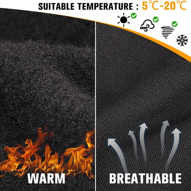 YANIKY Winter Gloves for Men Women: Windproof, Lightweight, Anti-Slip, Touch Screen, Sports Gloves for Running, Cycling, Driving, Hiking - Image 2
